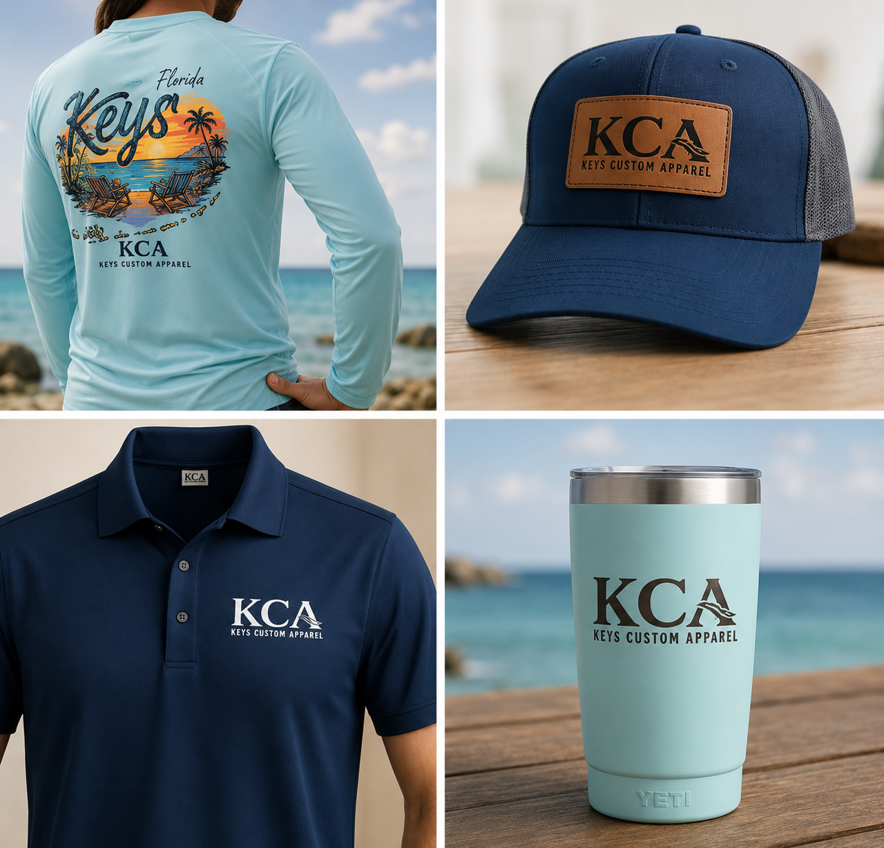 Keys Custom Apparel product examples